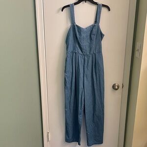 Old Navy Mid Blue Denim Jumpsuit